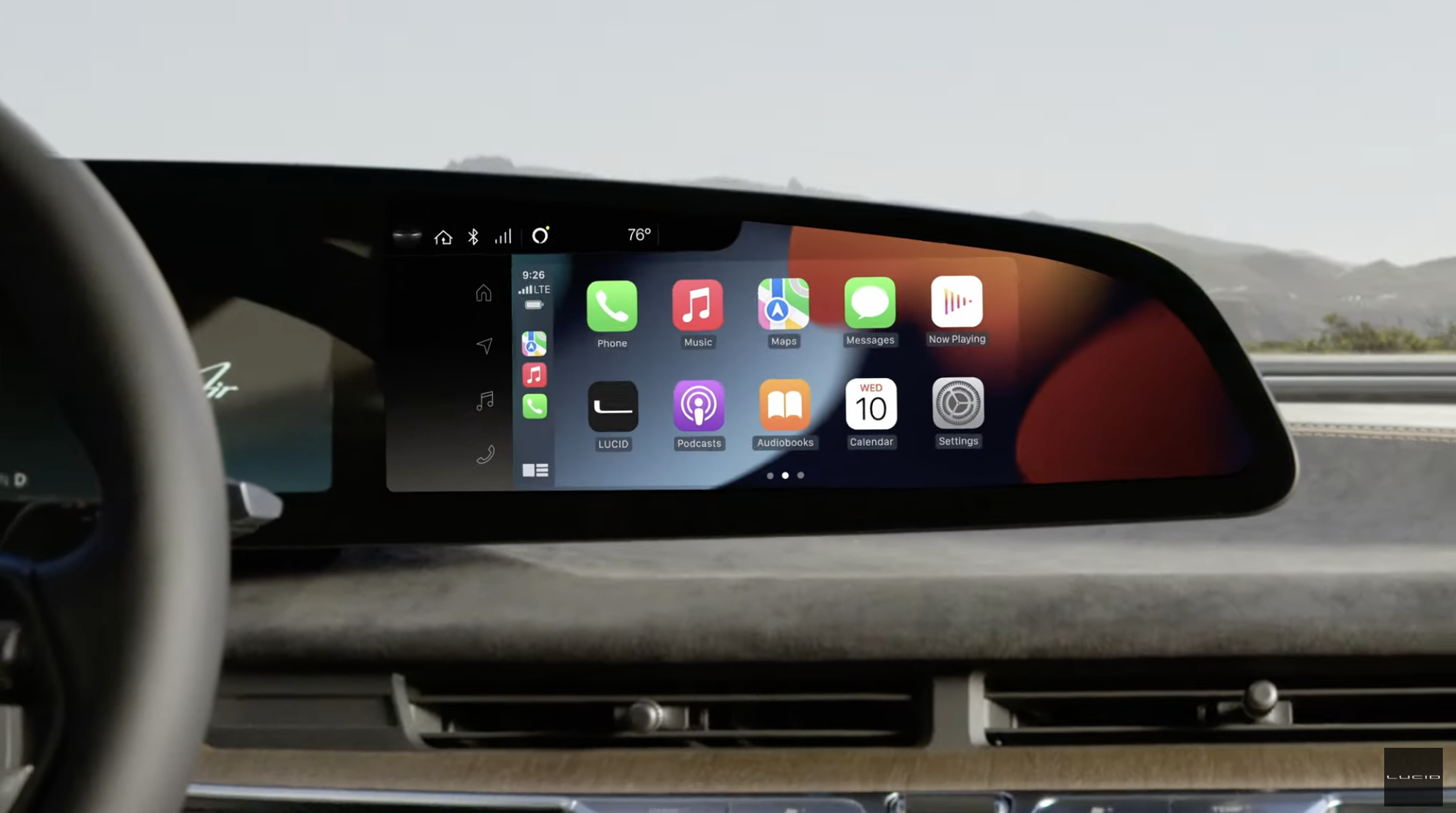Lucid Motors Apple CarPlay Integration